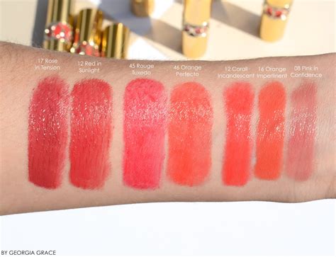 ysl rouge volupte shine swatches 2021|rouge volupté shine lipstick balm.